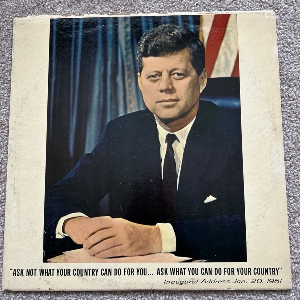 John Fitzgerald Kennedy- A Tribute- Vintage Vinyl Record